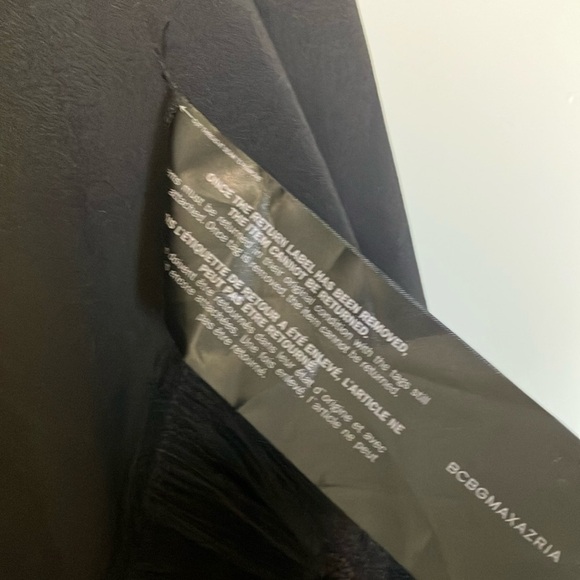 NWT BCBGMAXAZRIA Avaline Elegant Black Lace Evening Dress - Picture 5 of 13